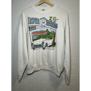 Rare Vintage 1995 Florida Regional Winter Meet Chevy‎ Corvette 58' Sweater Sz XL